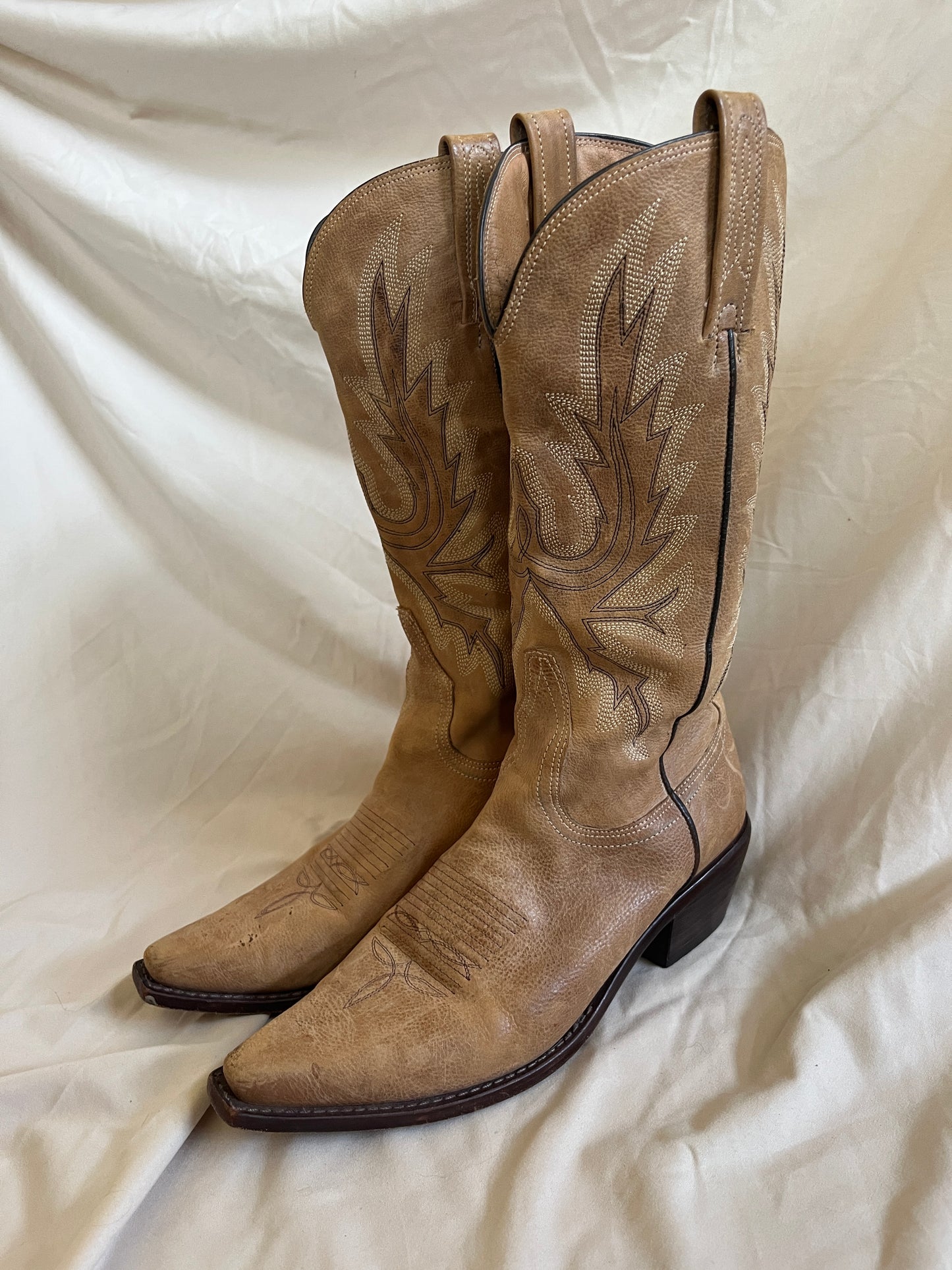 Tan Cowboy Boots
