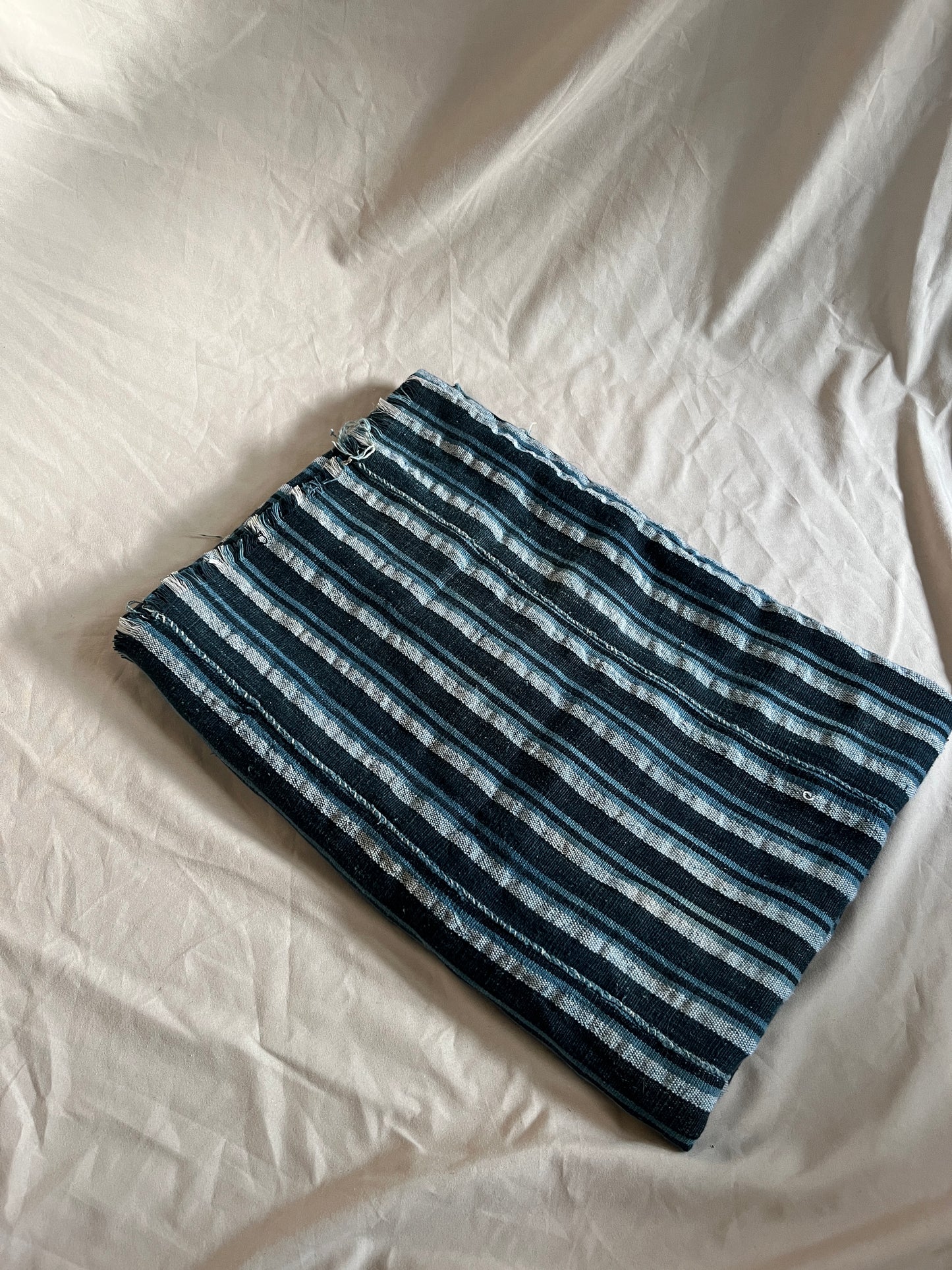 Striped Indigo Mudcloth