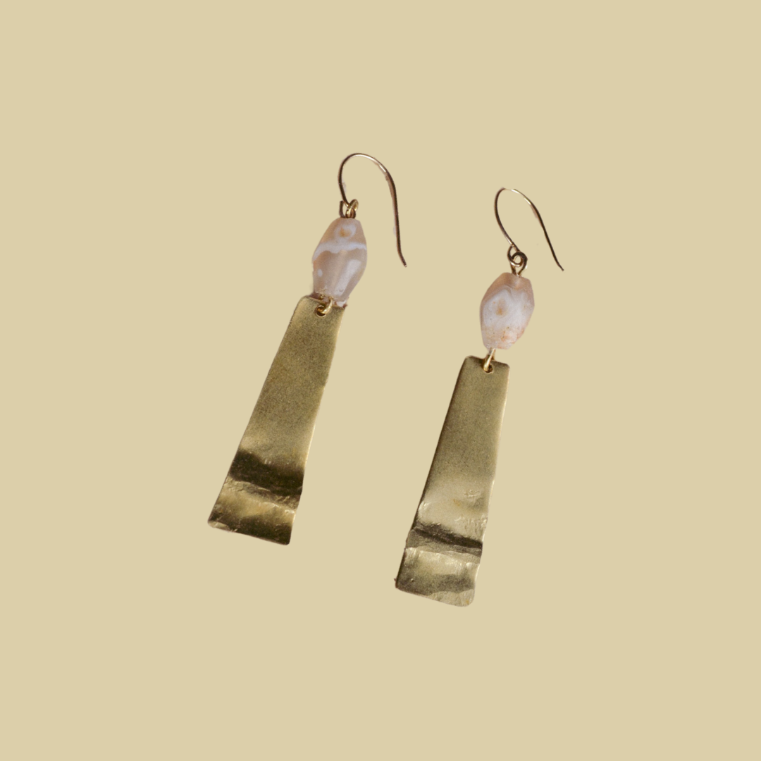 OOAK 05 | Ancient Agate Earrings