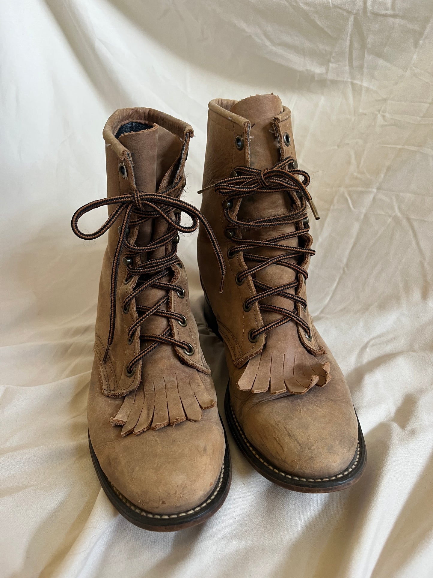 Tan Roper Boots