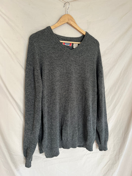 Dark Green Cotton Sweater