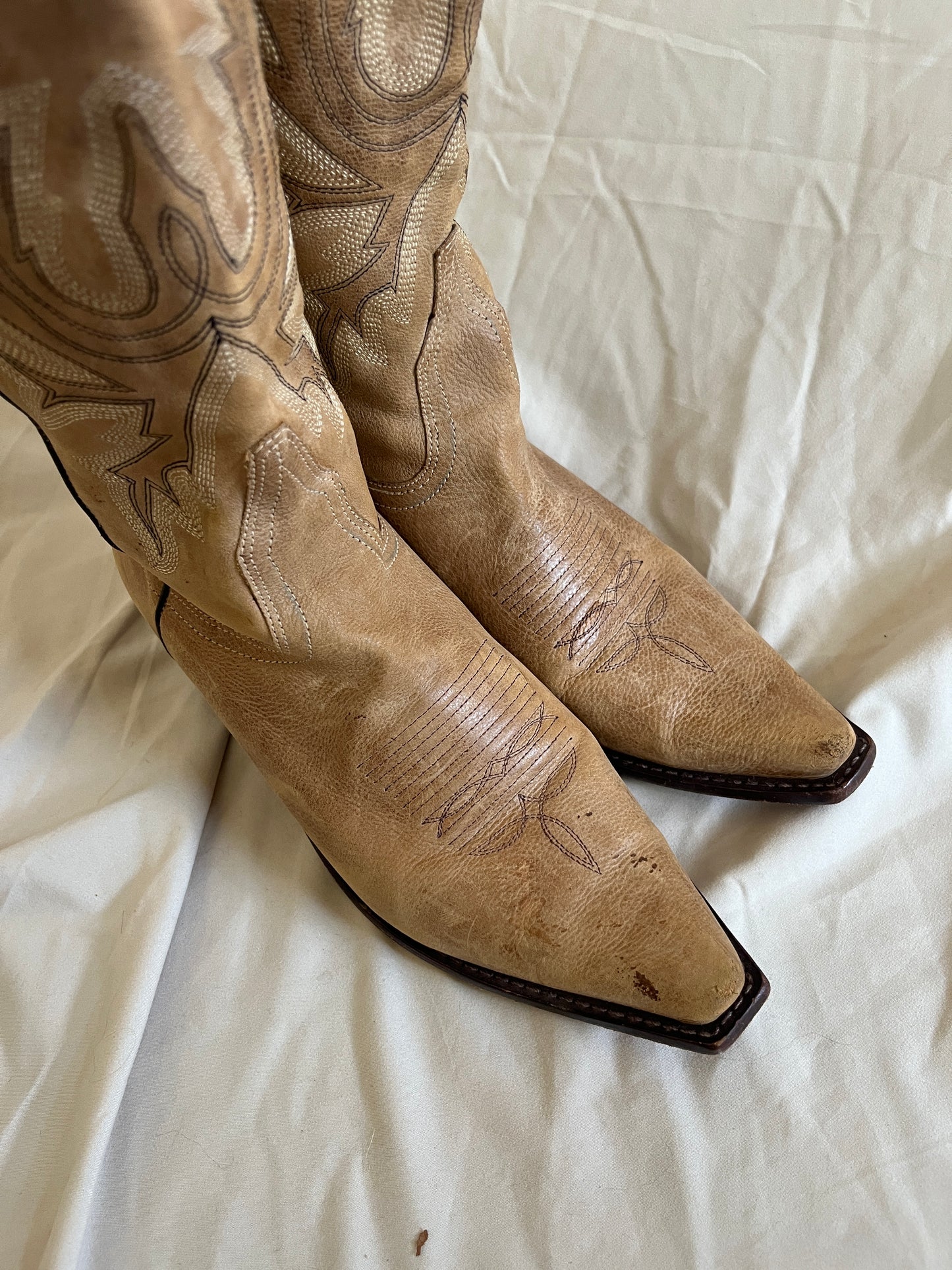 Tan Cowboy Boots