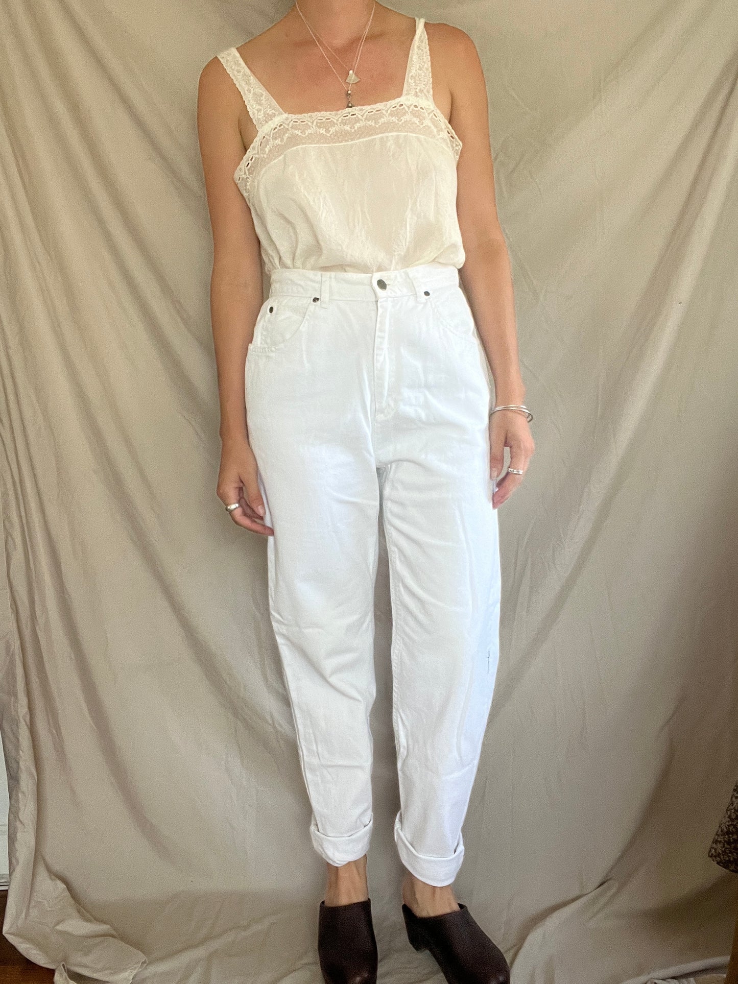 White Liz Wear Denim