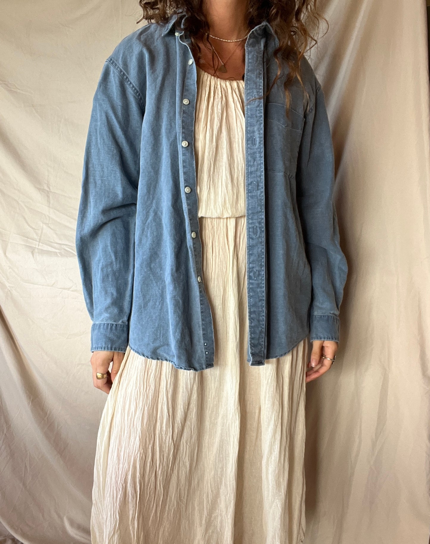 Vintage Denim Buttondown