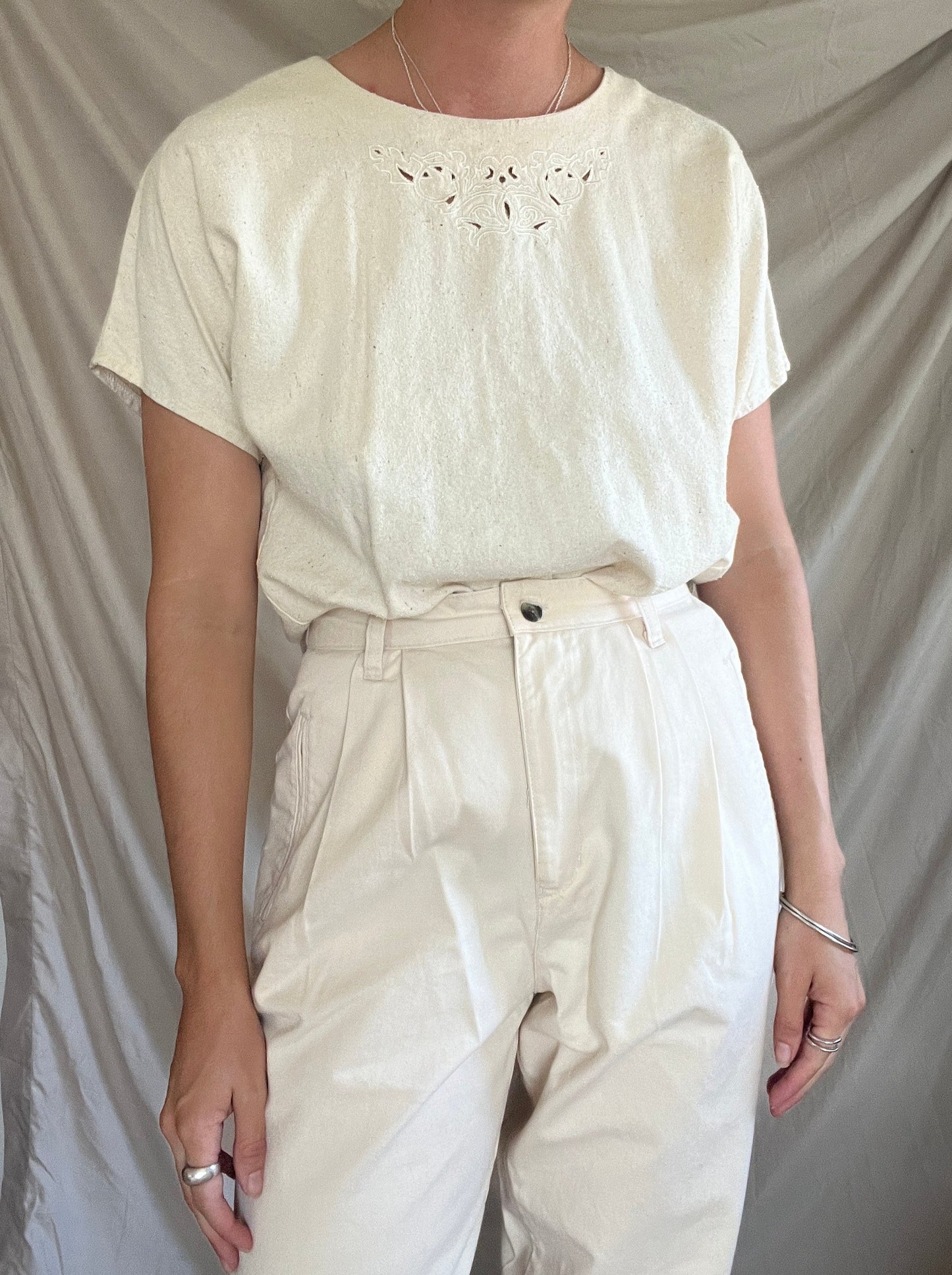 Silk Embroidered Blouse