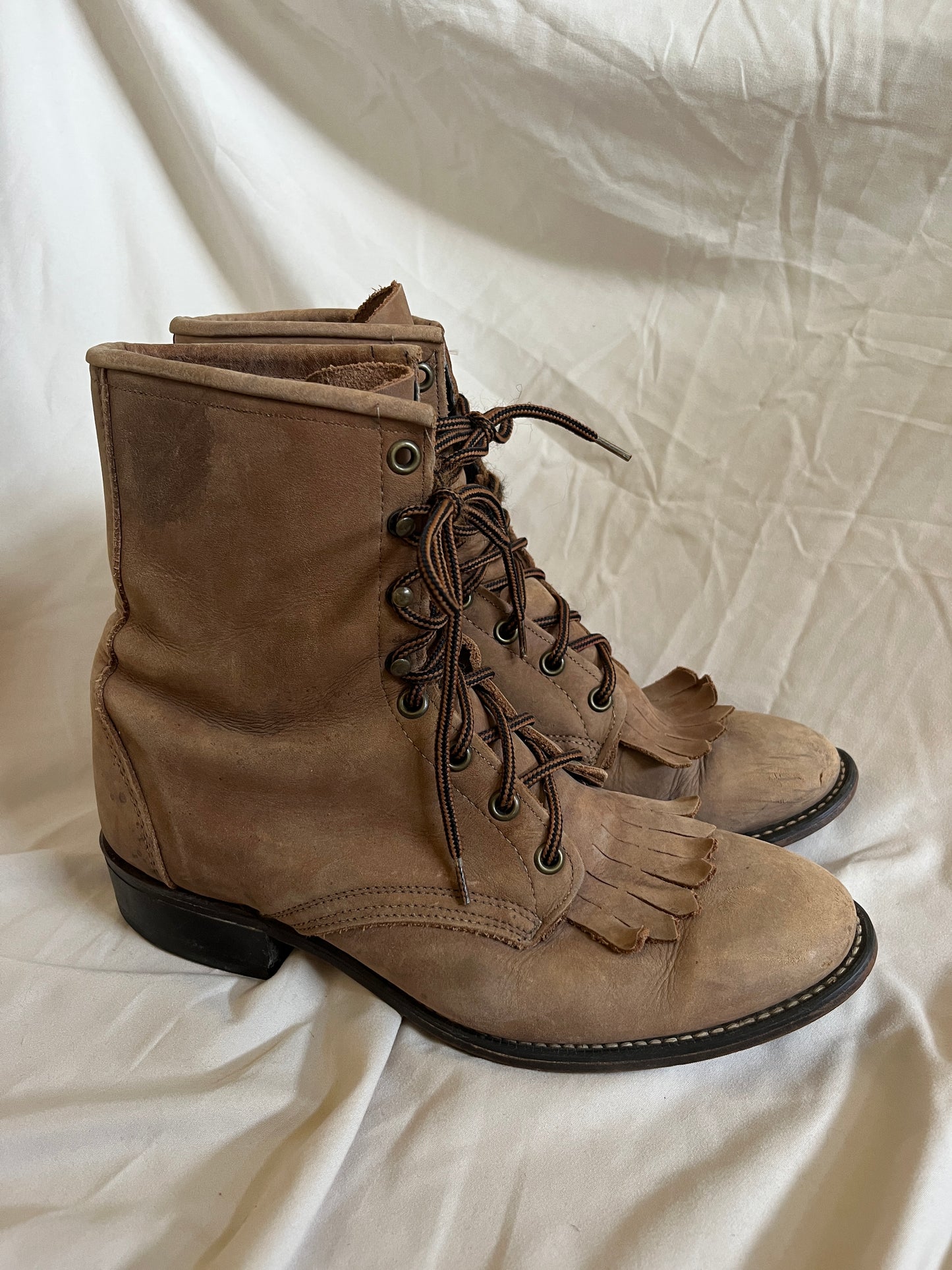 Tan Roper Boots