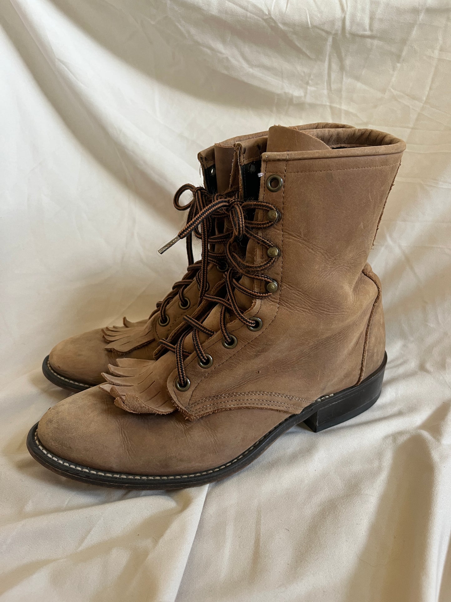 Tan Roper Boots