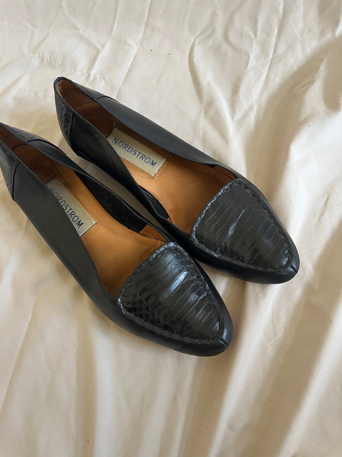 Black Leather Loafers