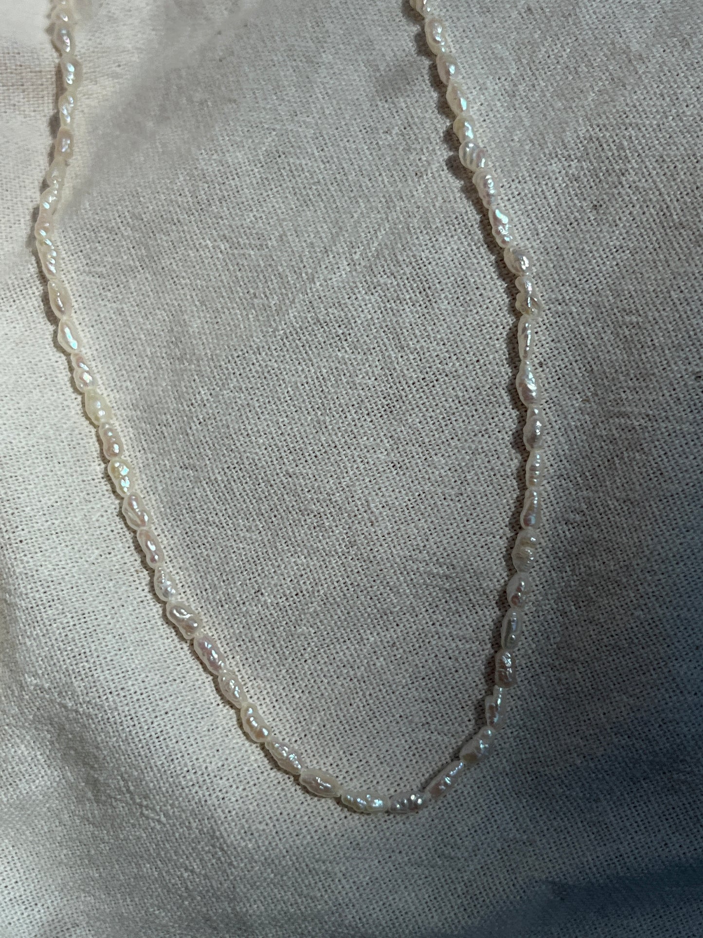 MER Necklace Japanese Pearls