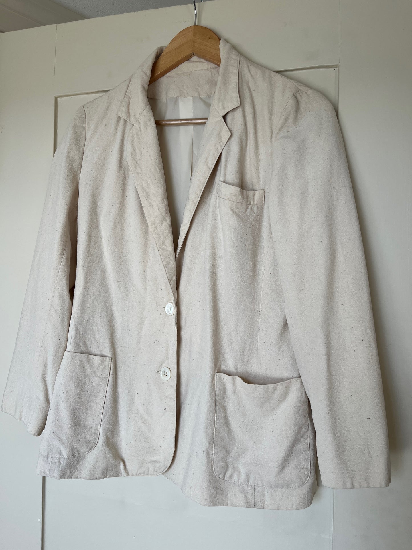 Vintage Silk Noil Blazer