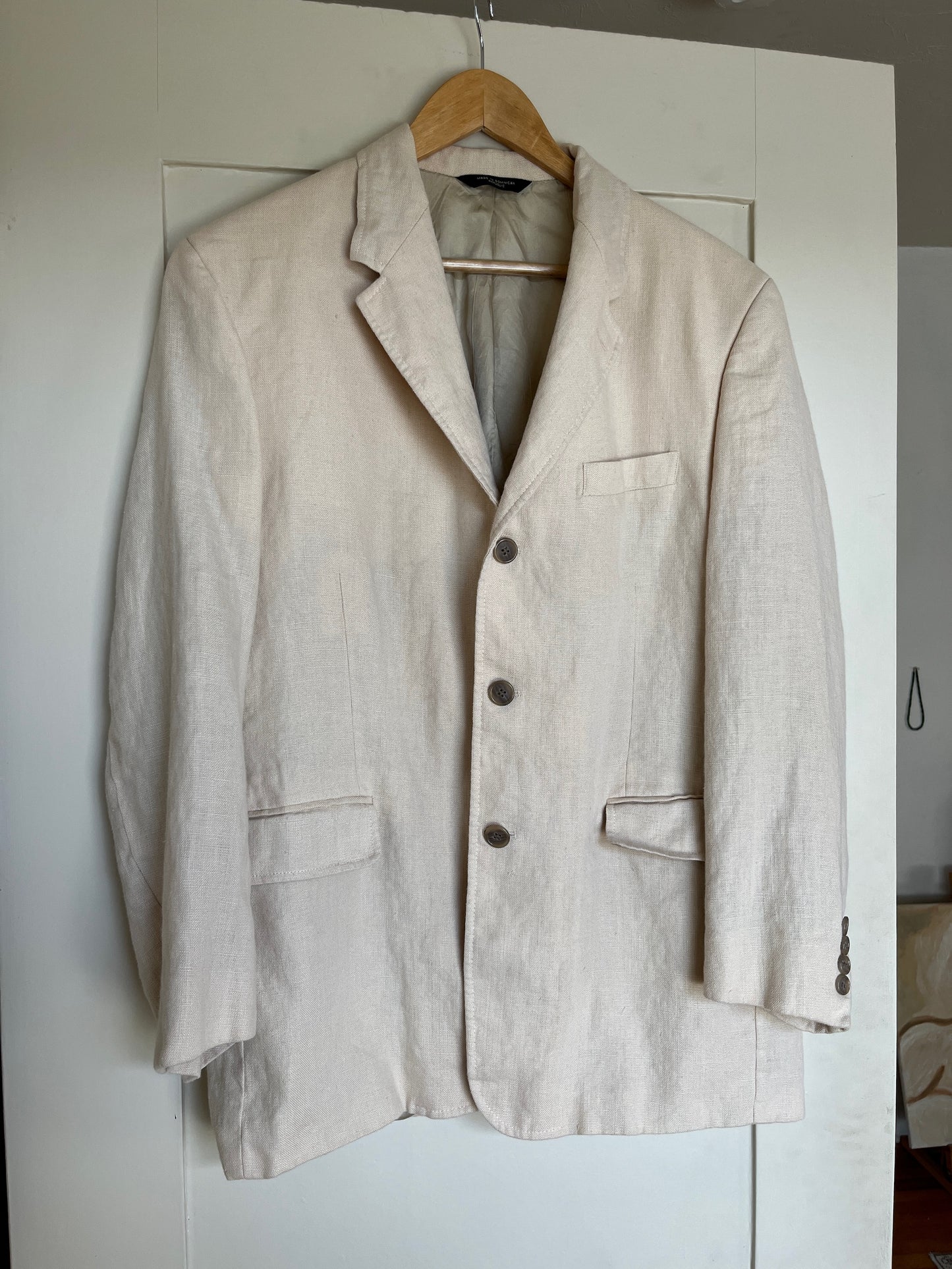 Vintage Linen Blazer