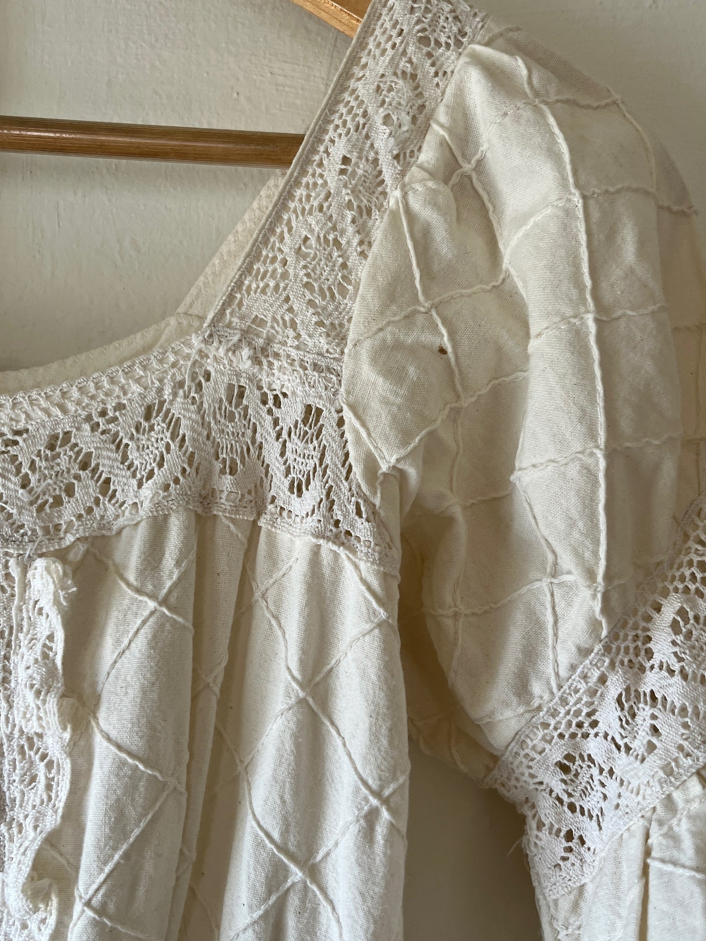 70's Vintage Mexican Wedding Dress