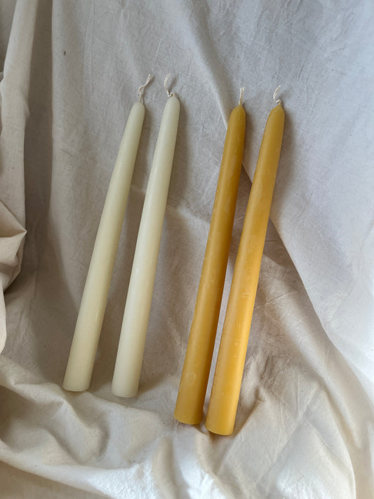 Beeswax Tapers