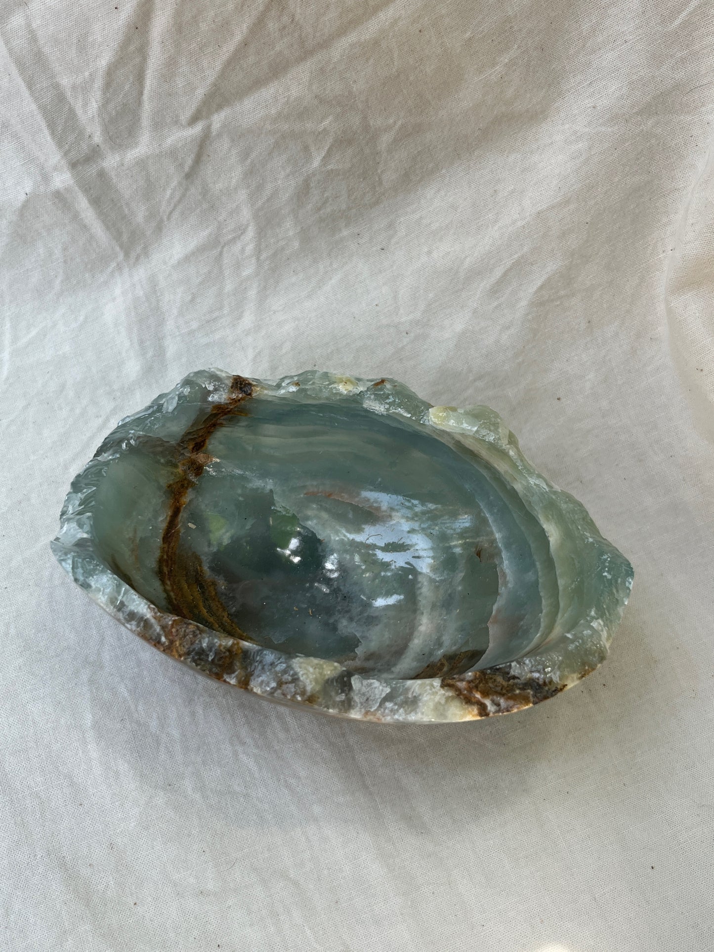 Blue Onyx Catch All Bowl