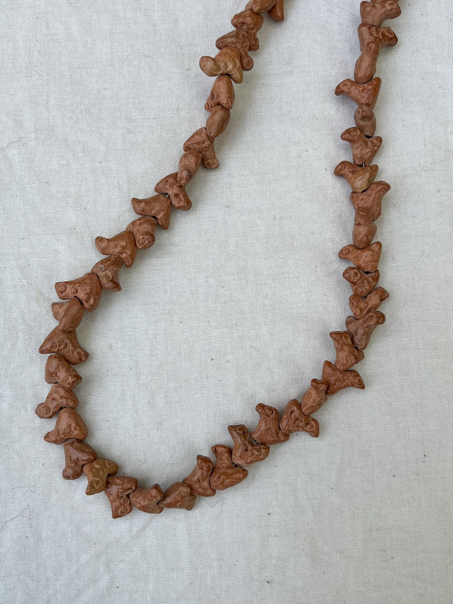 Vintage Oaxacan Clay Bird Necklace