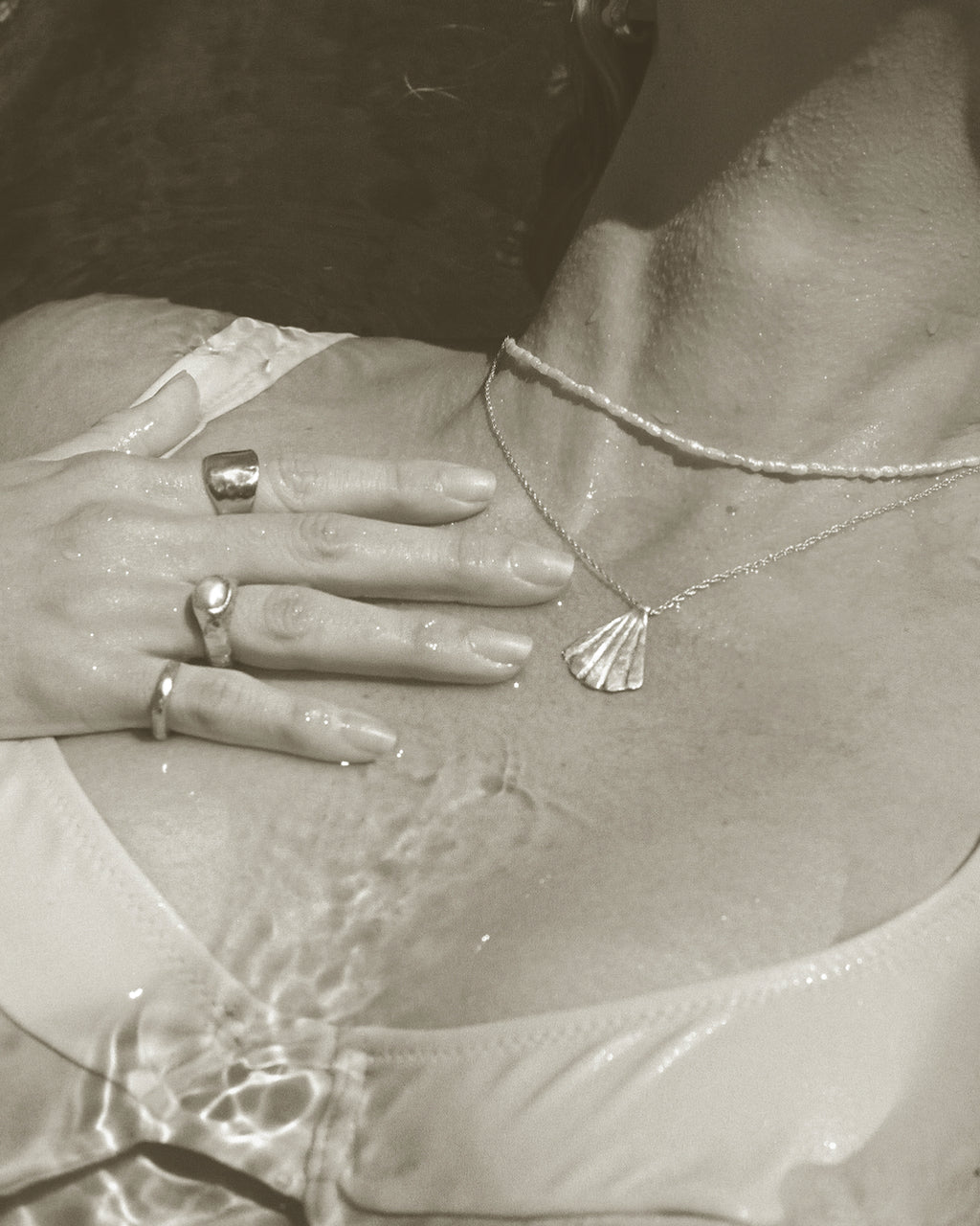 MER Necklace Japanese Pearls