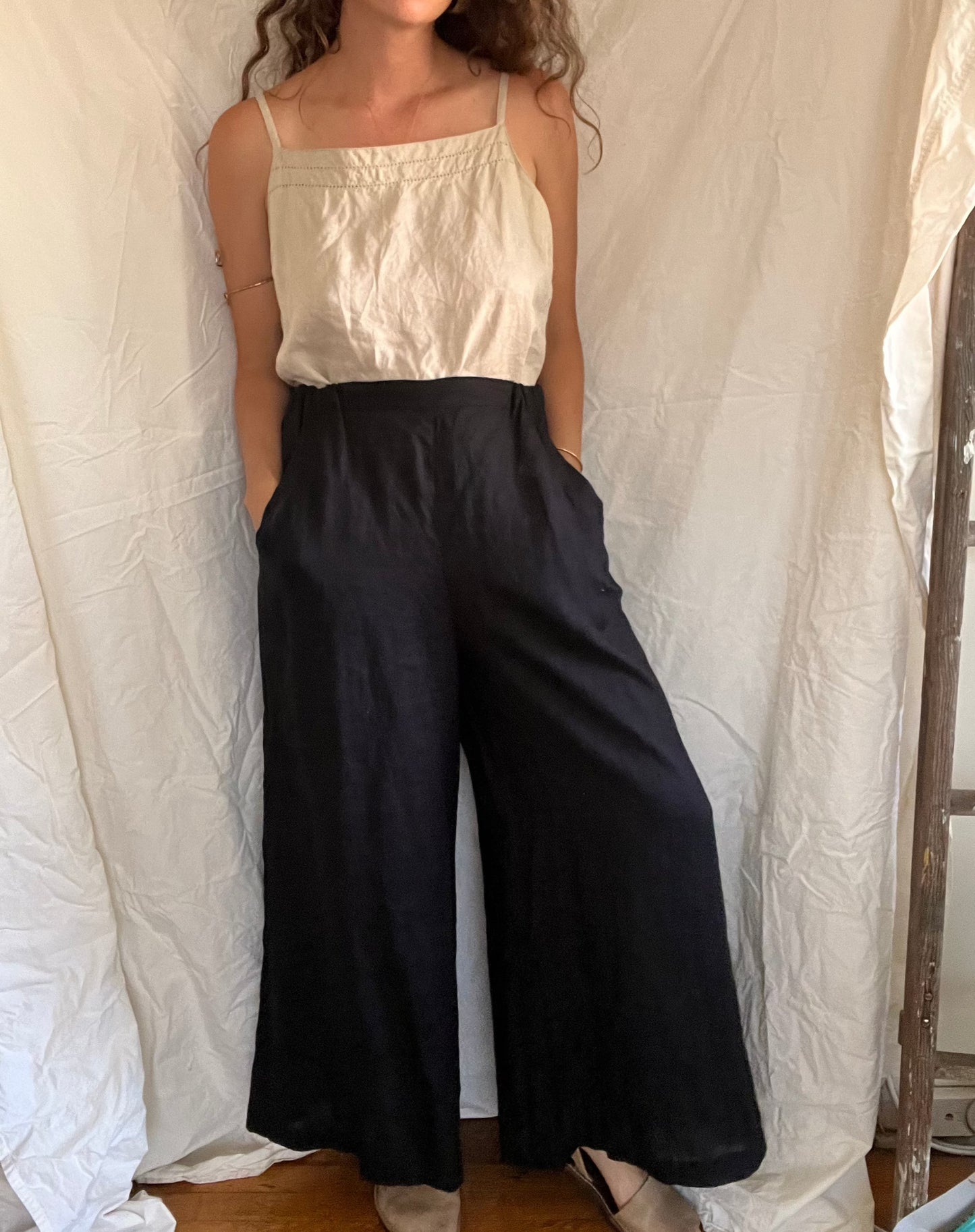 Black Linen Pants