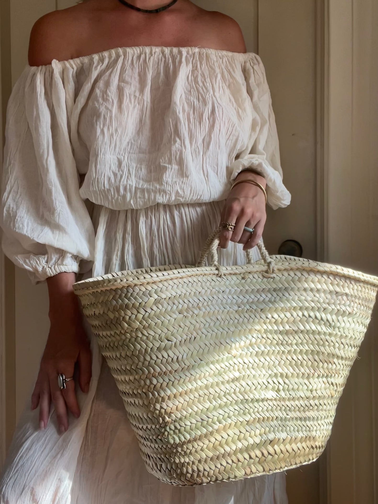 Woven Moroccan Market Bag