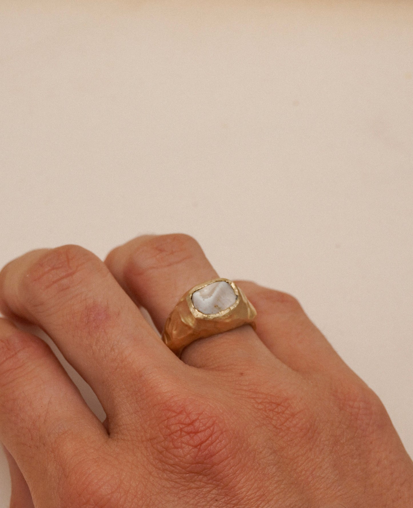 OOAK 27 | Turbo Shell Bronze Ring