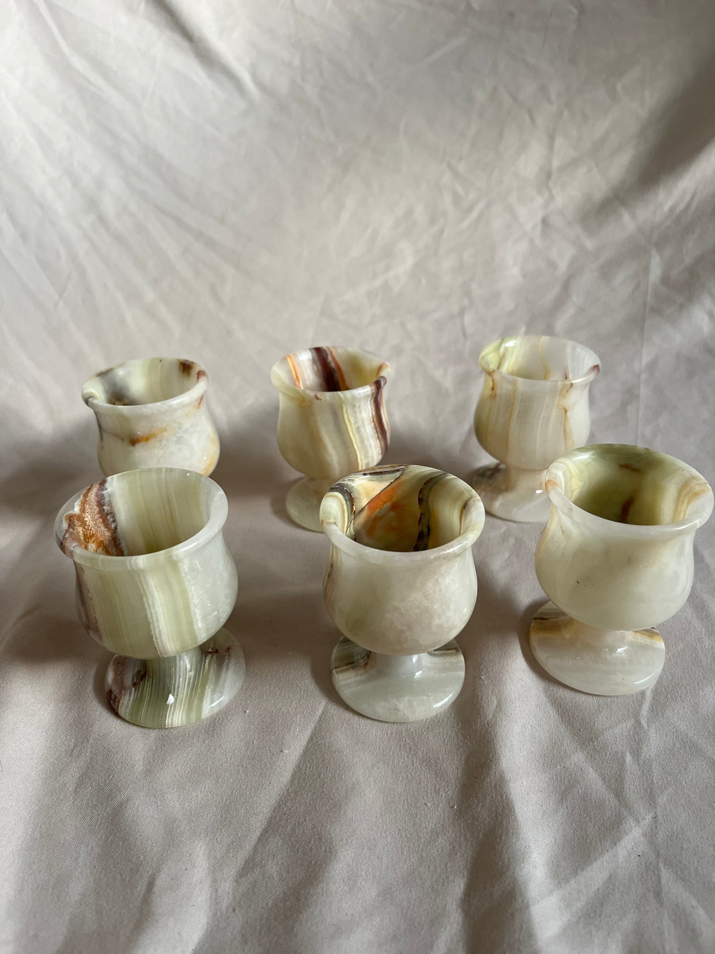 Green Onyx Shot Glasses