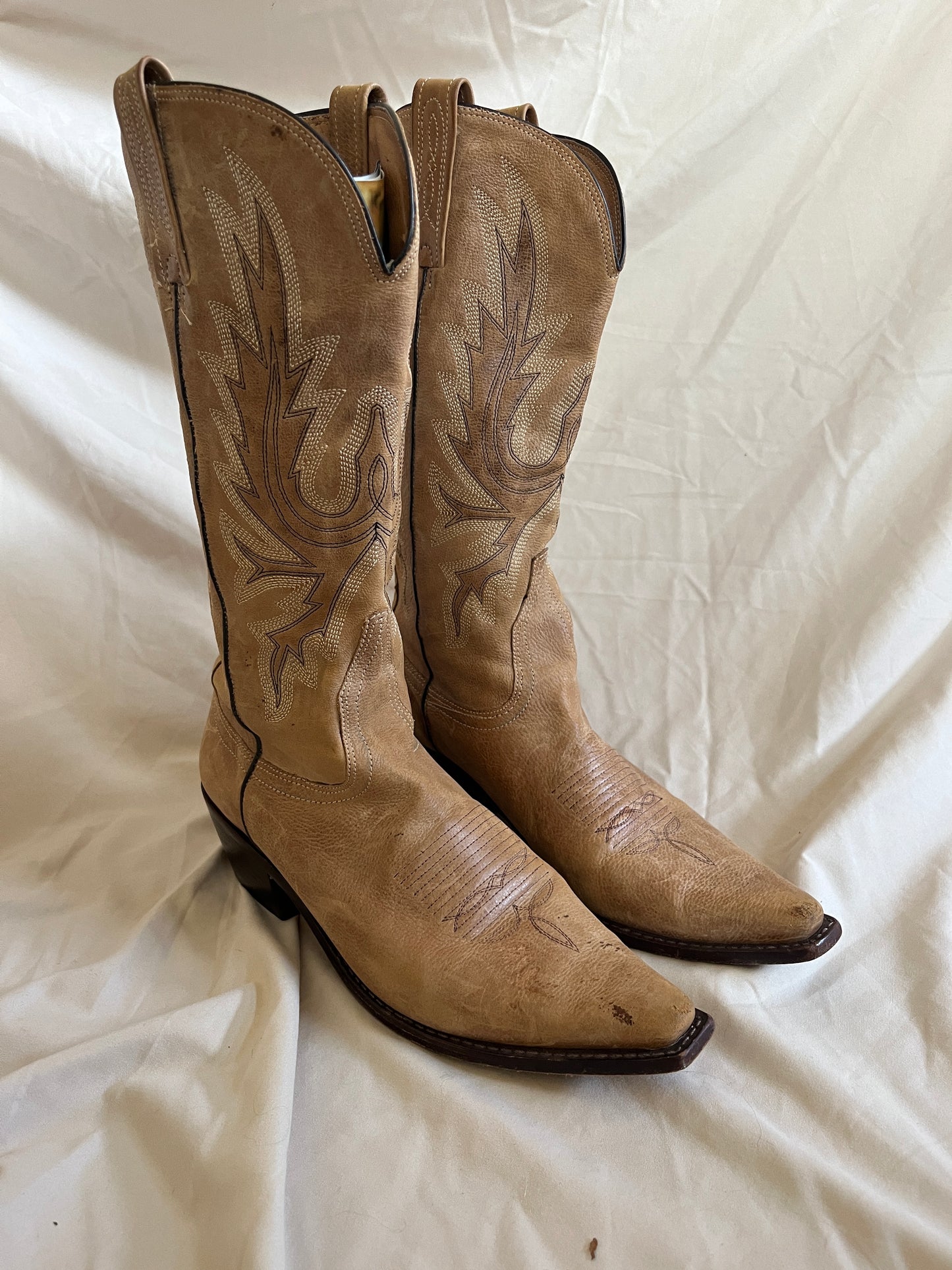 Tan Cowboy Boots