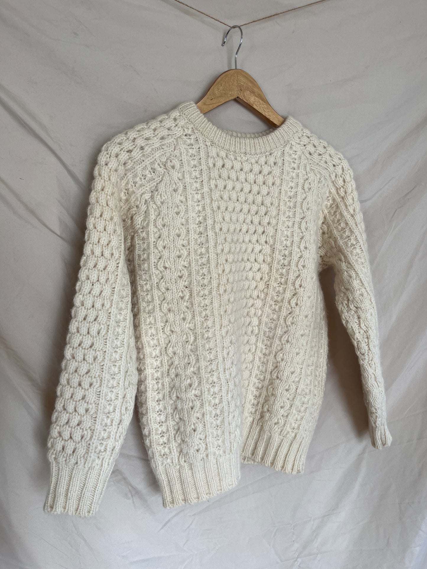 Wool Fisherman Sweater
