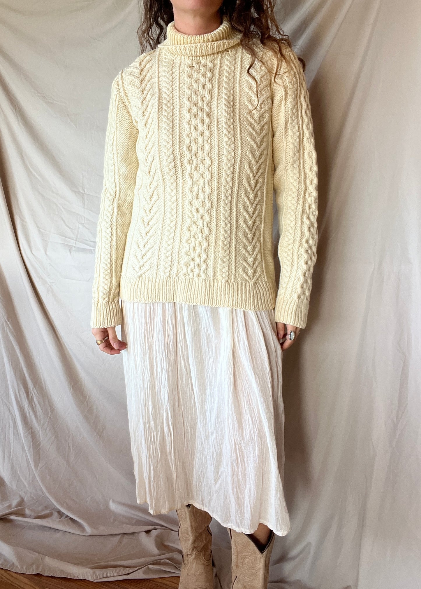 Hand Knit Wool Sweater