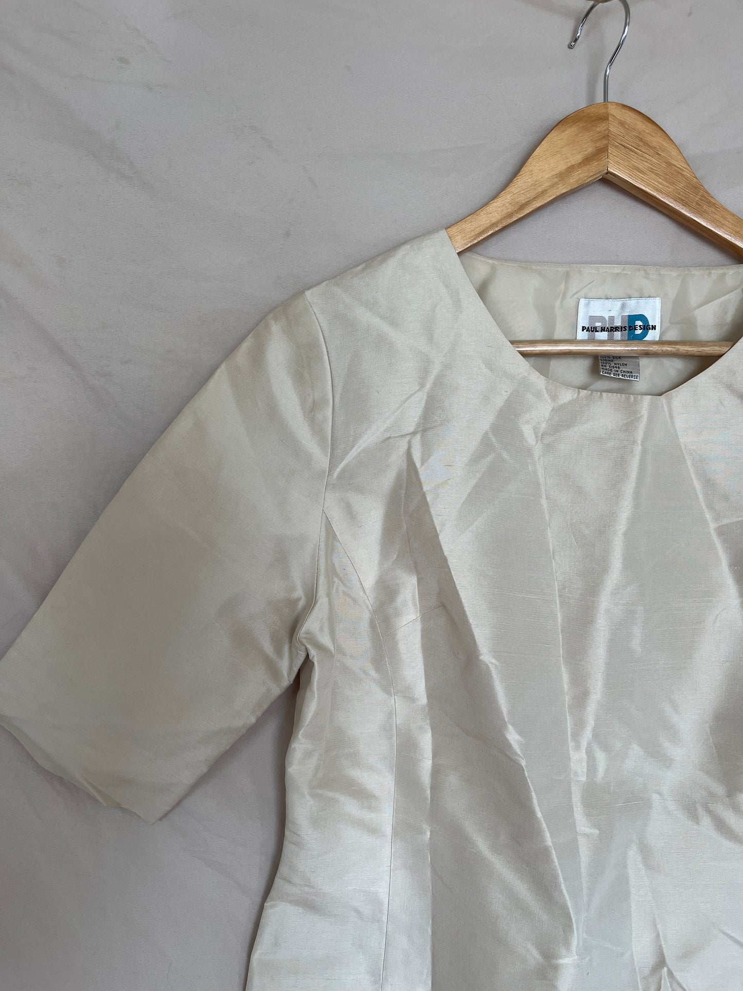 Ivory Silk Blouse