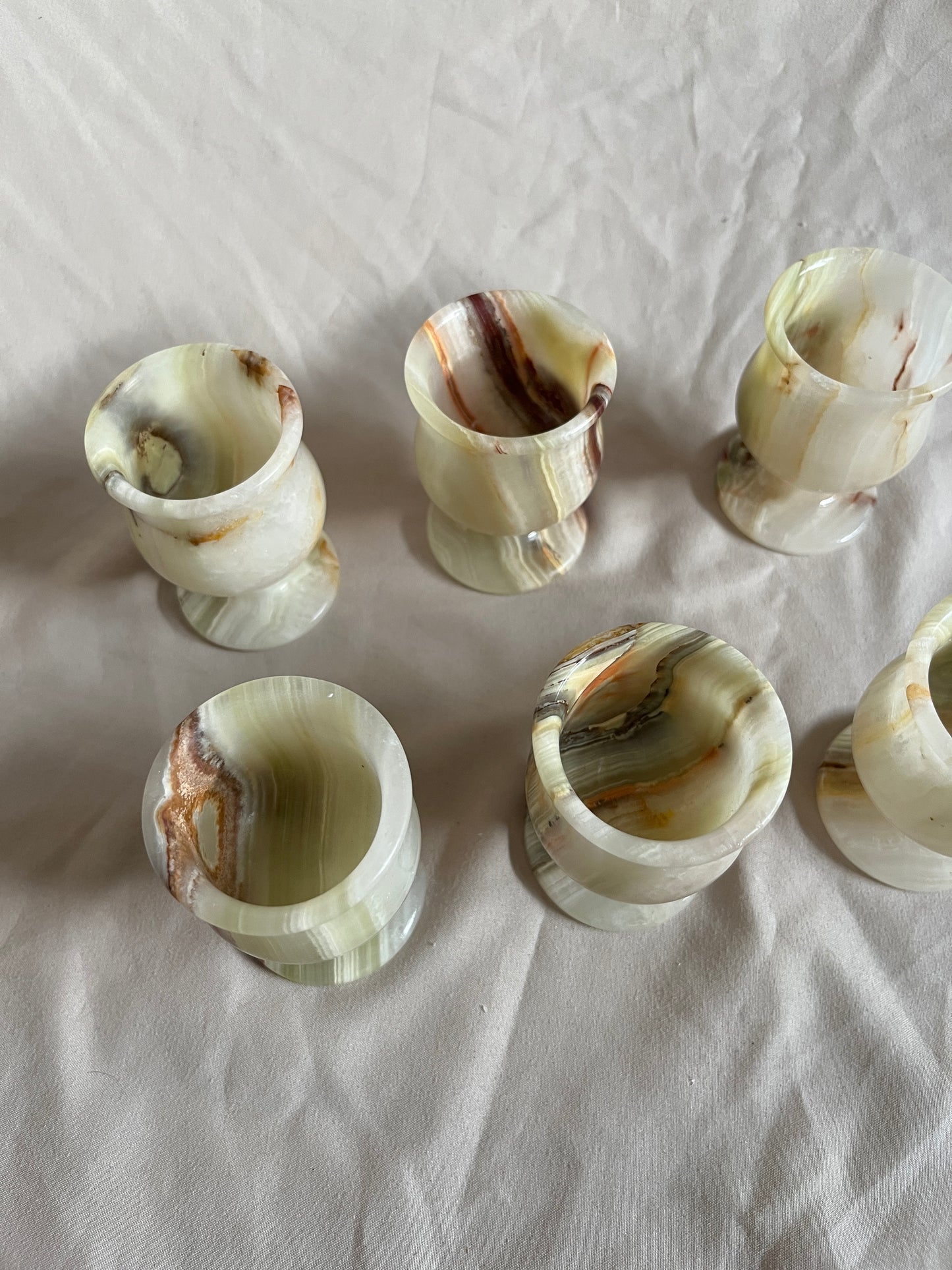 Green Onyx Shot Glasses