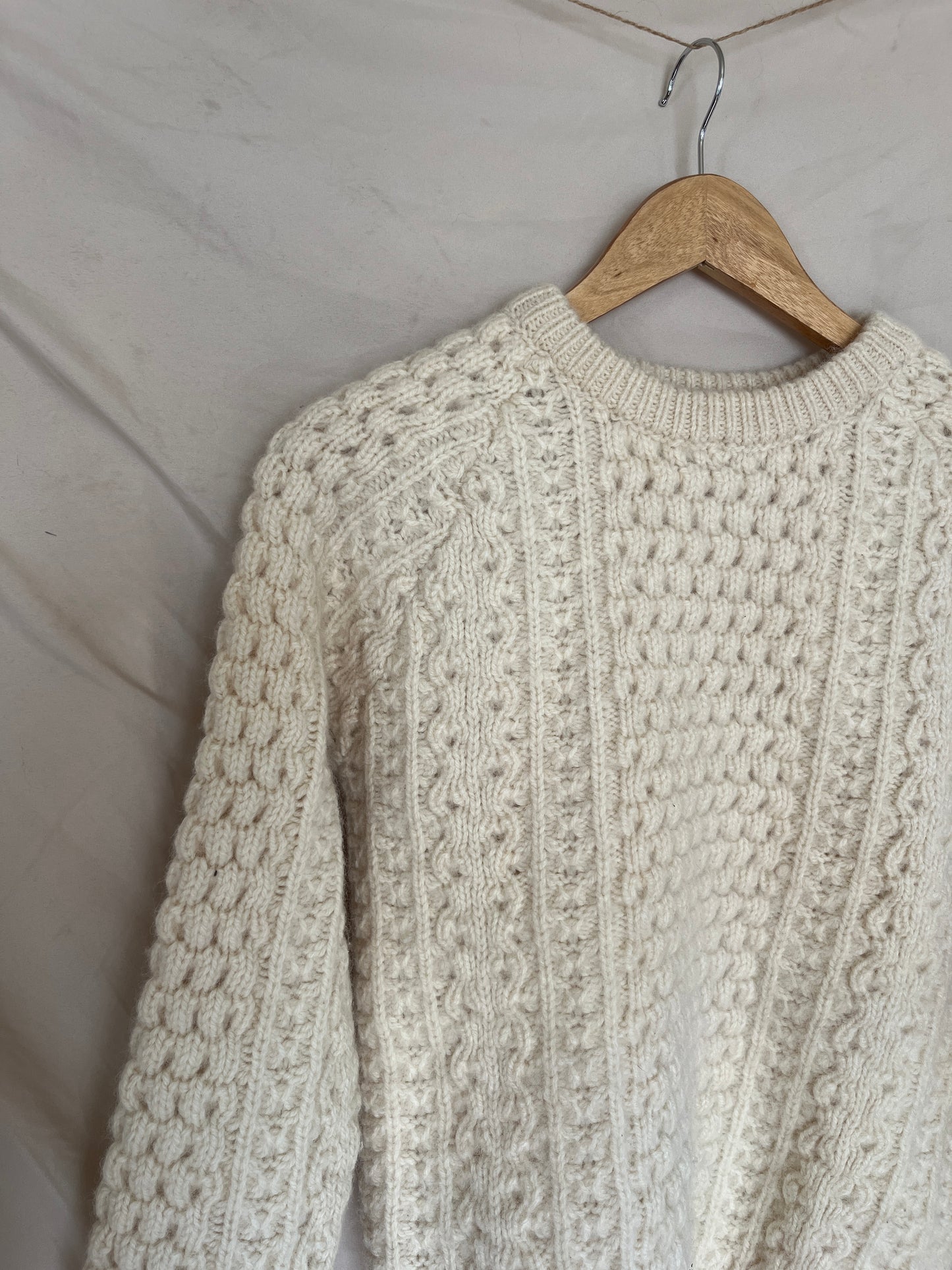 Wool Fisherman Sweater