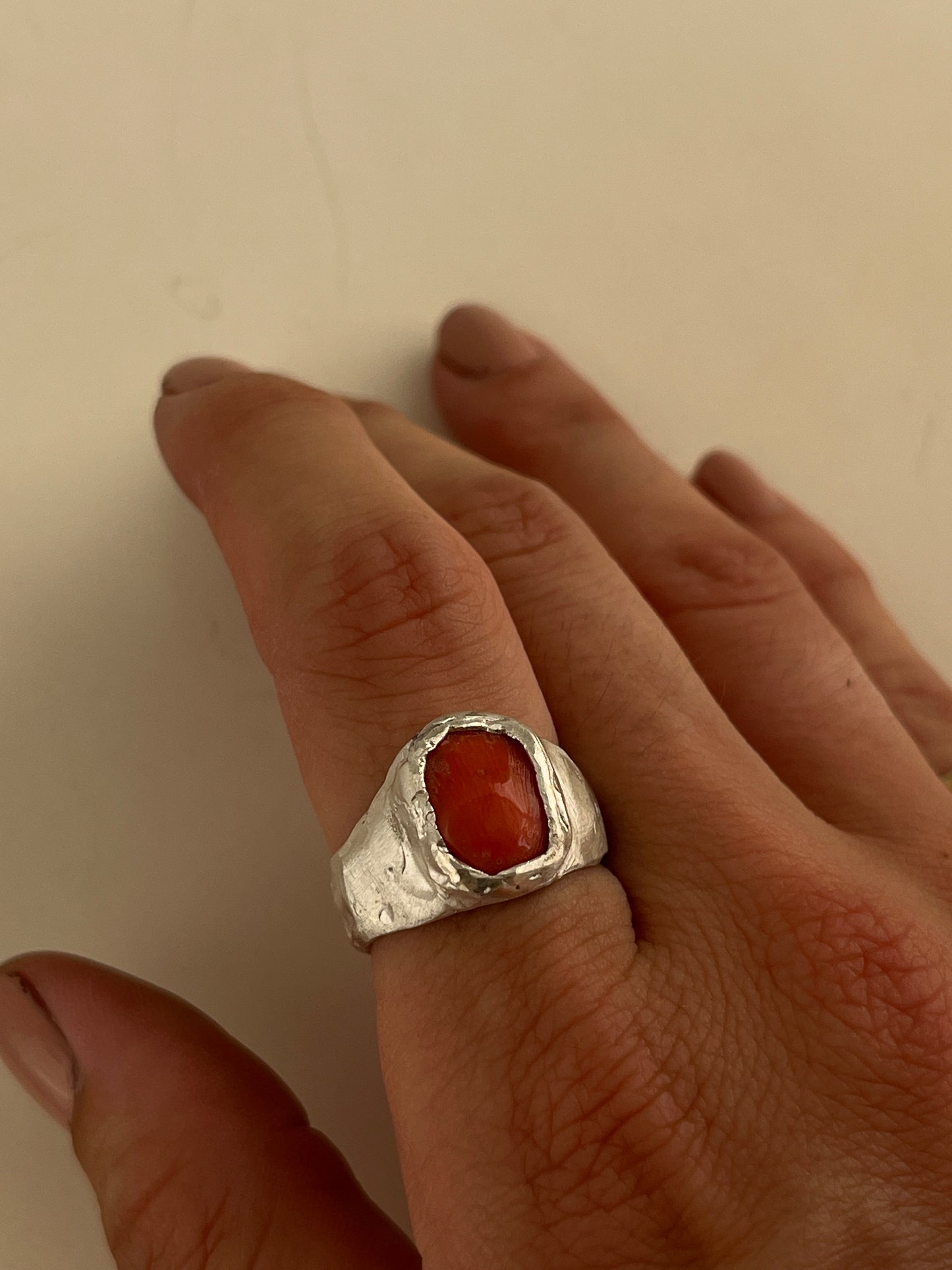 OOAK 20 | Coral Ring