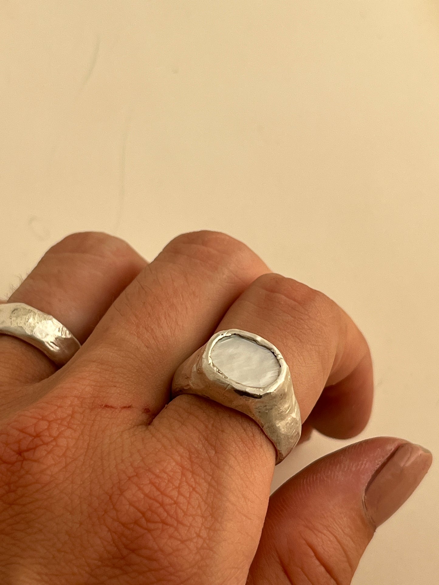 OOAK 19 | Mother of Pearl Ring