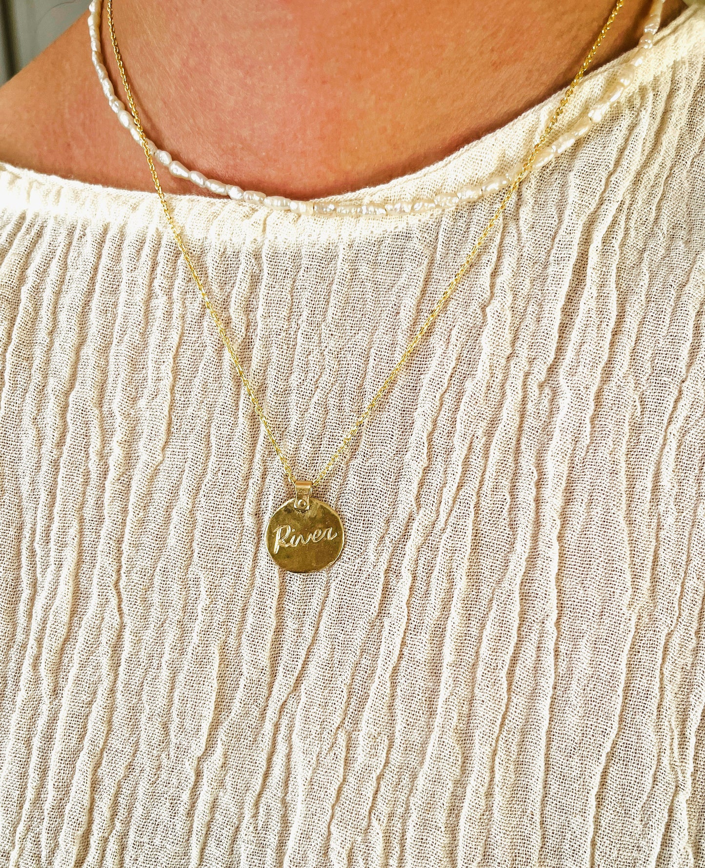 MILIA Custom Engraved Necklace