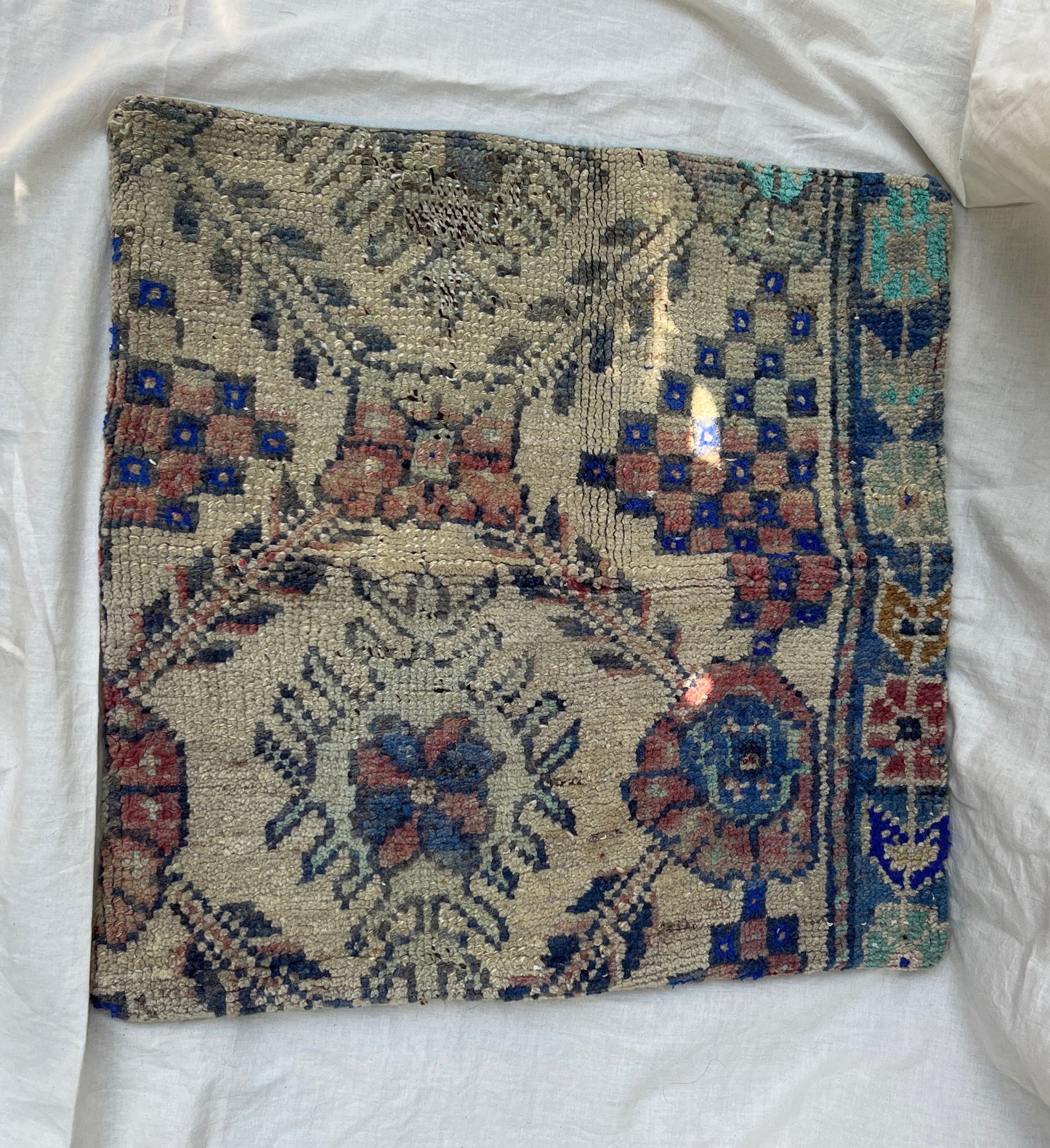 Vintage Turkish Kilim Pillow Case