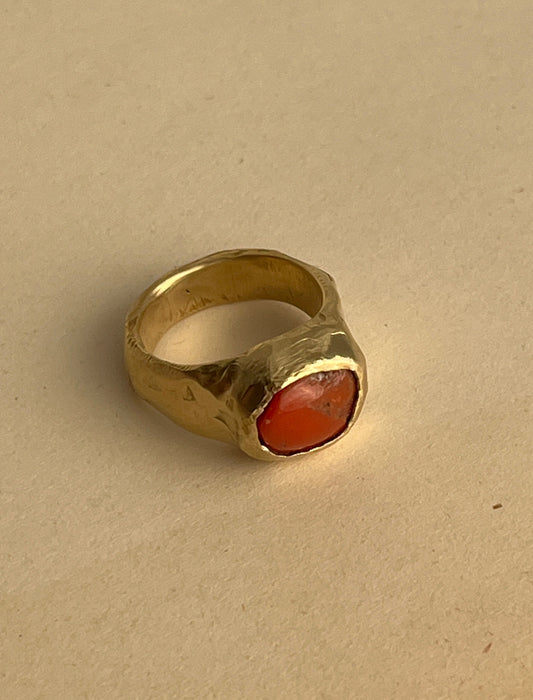OOAK 18 | Coral Ring