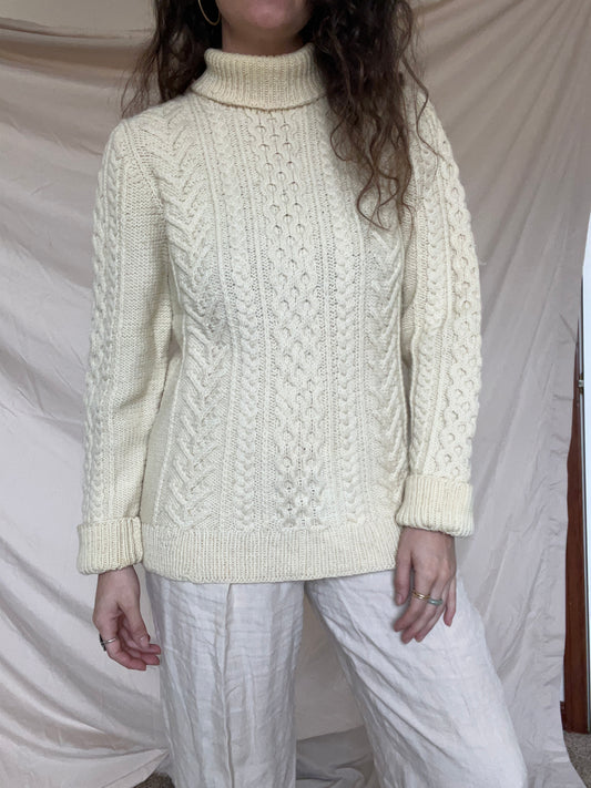 Hand Knit Wool Sweater